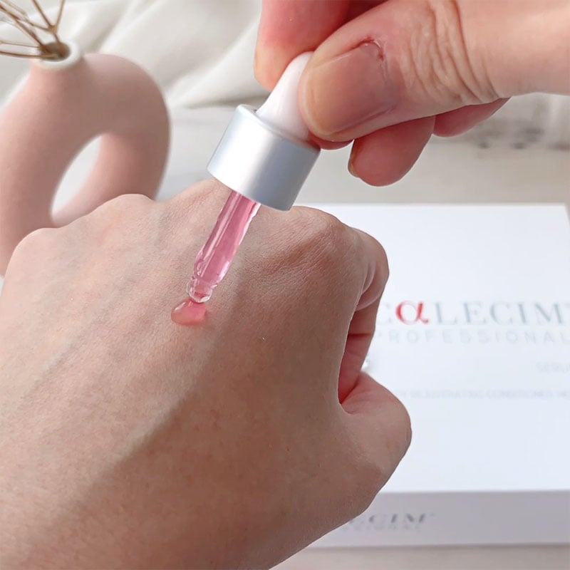 Calecim Professional Serum application