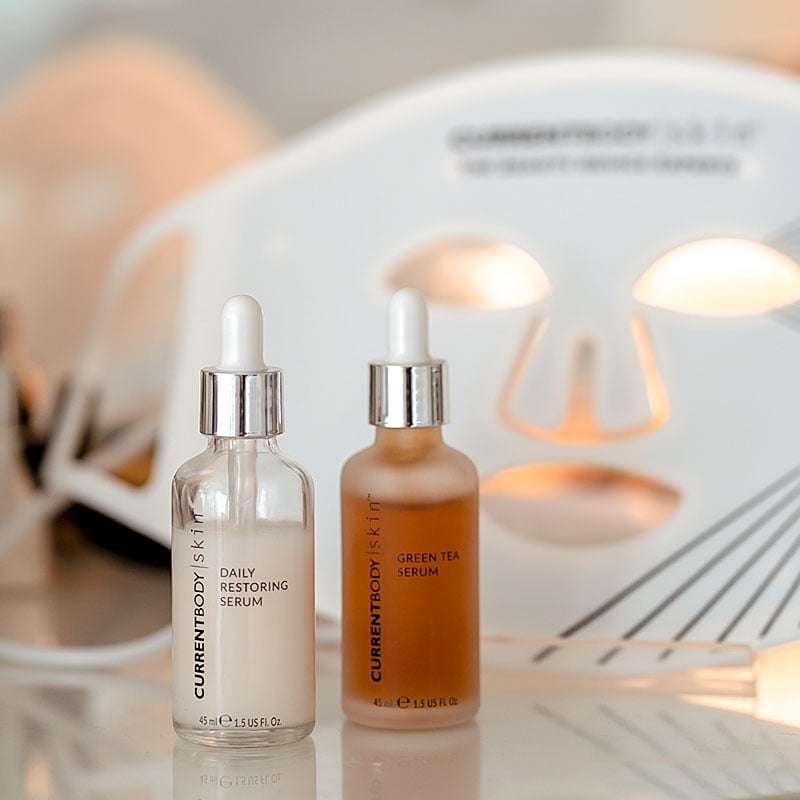 CurrentBody Skin LED Light Therapy Mask Serums