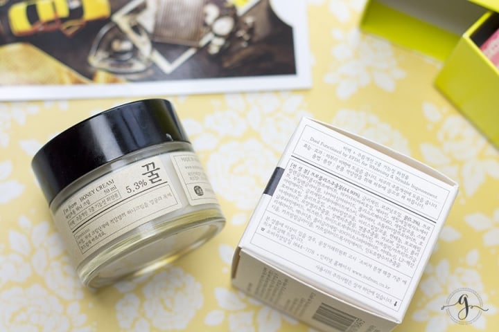 Korean skincare - I'm From Honey Cream review // Geeky Posh