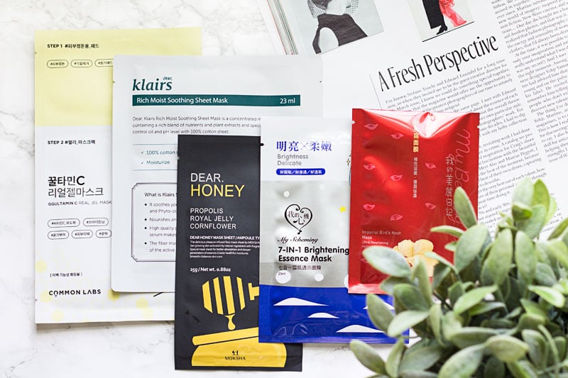 $2 indulgences - My top 5 affordable sheet masks